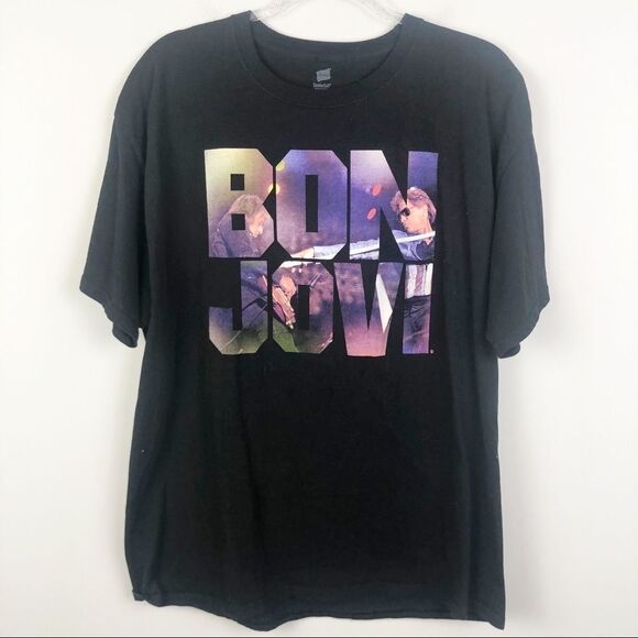 BON JOVI | 2013 Because We Can Tour Tee Sz X-Large - Picture 1 of 7